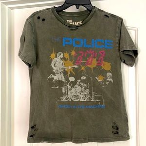 Distressed The Police shirt by Lucky Brand